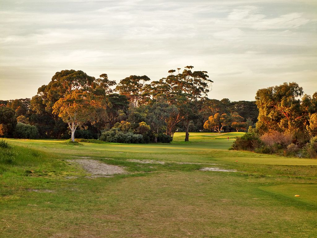 17th Hole at Royal Melbourne Golf Club (Composite) (569 Yard Par 5)